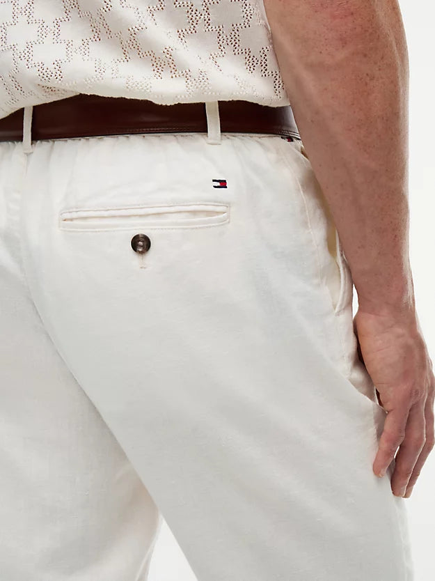 Denton Straight Leg Linen Blend Chinos