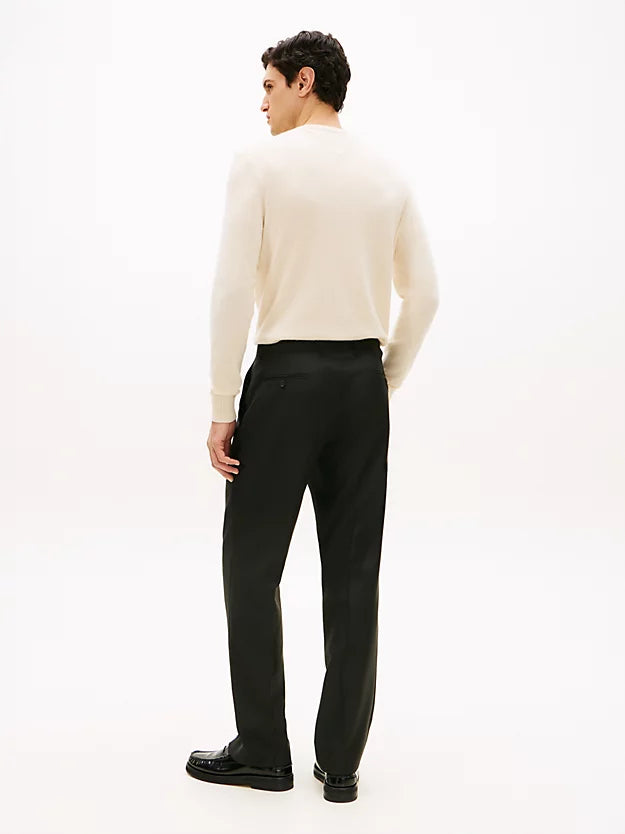 Pure Wool Twill Trousers