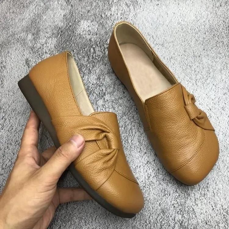 💖Dernier Jour de Promotion -60% - Chaussures souples antidérapantes en cuir pour femmes