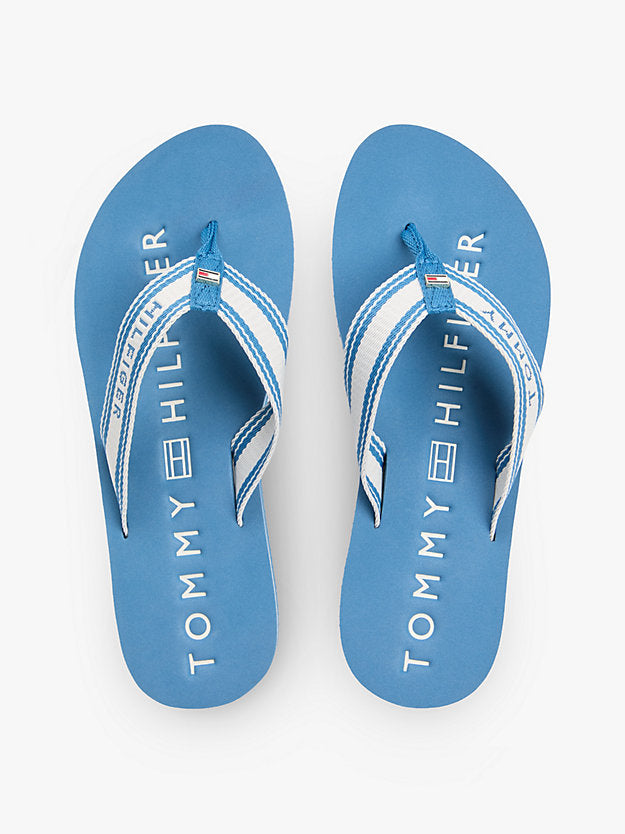 Webbing Strap Signature Flip-Flops