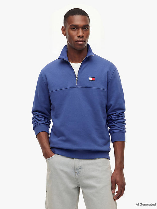 Badge Quarter-Zip Sweatshirt
