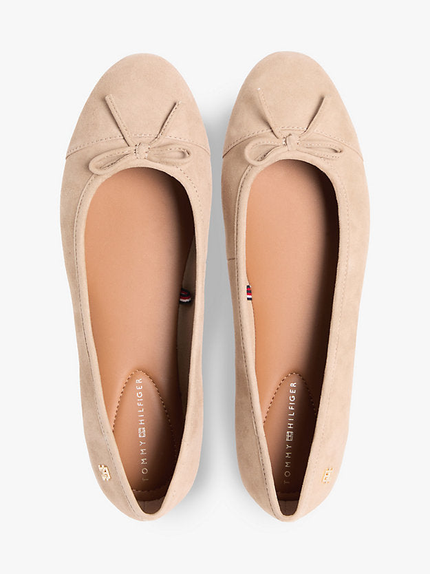 Monogram Suede Ballerinas