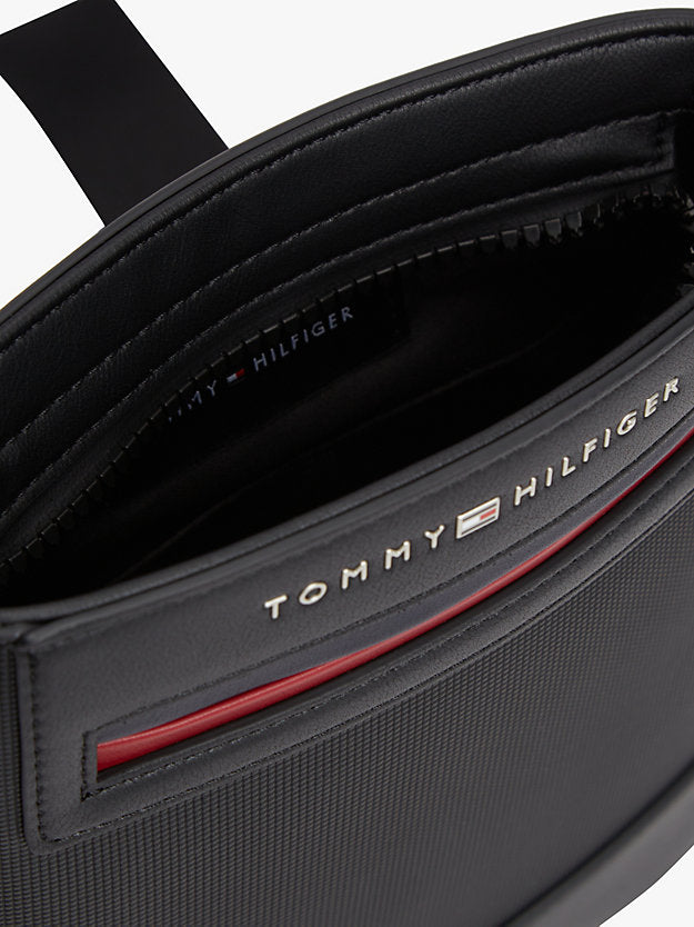 Metal Logo Crossbody Bag