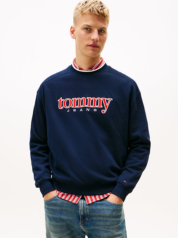 90s Logo Appliqué Fleece Sweatshirt