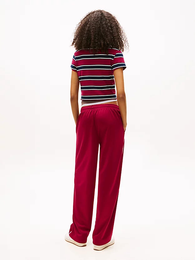 Badge Interlock Knit Relaxed Joggers