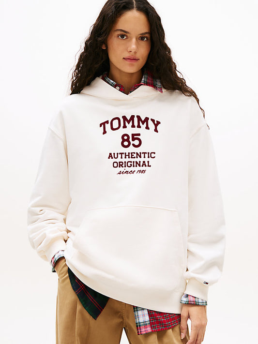 1985 Flock Logo Oversized Hoody