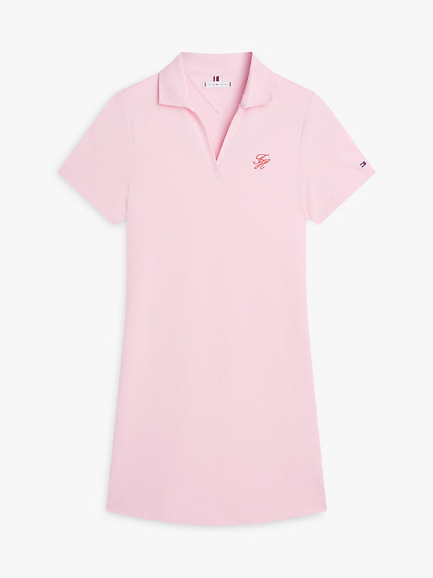 1985 Logo Embroidery Mini Polo Dress
