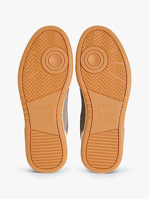 Canvas Leather Cupsole Trainers