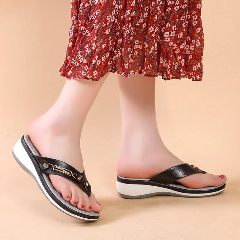 ⏰Tongs et Sandales Confortables à Coussin et Support Plantaire pour Femmes