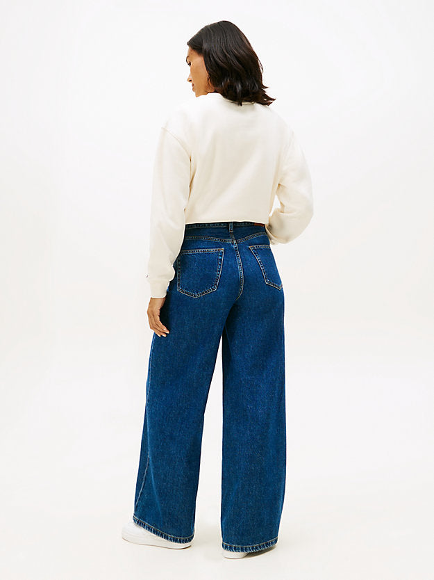 70s High Rise Wide Leg Jeans
