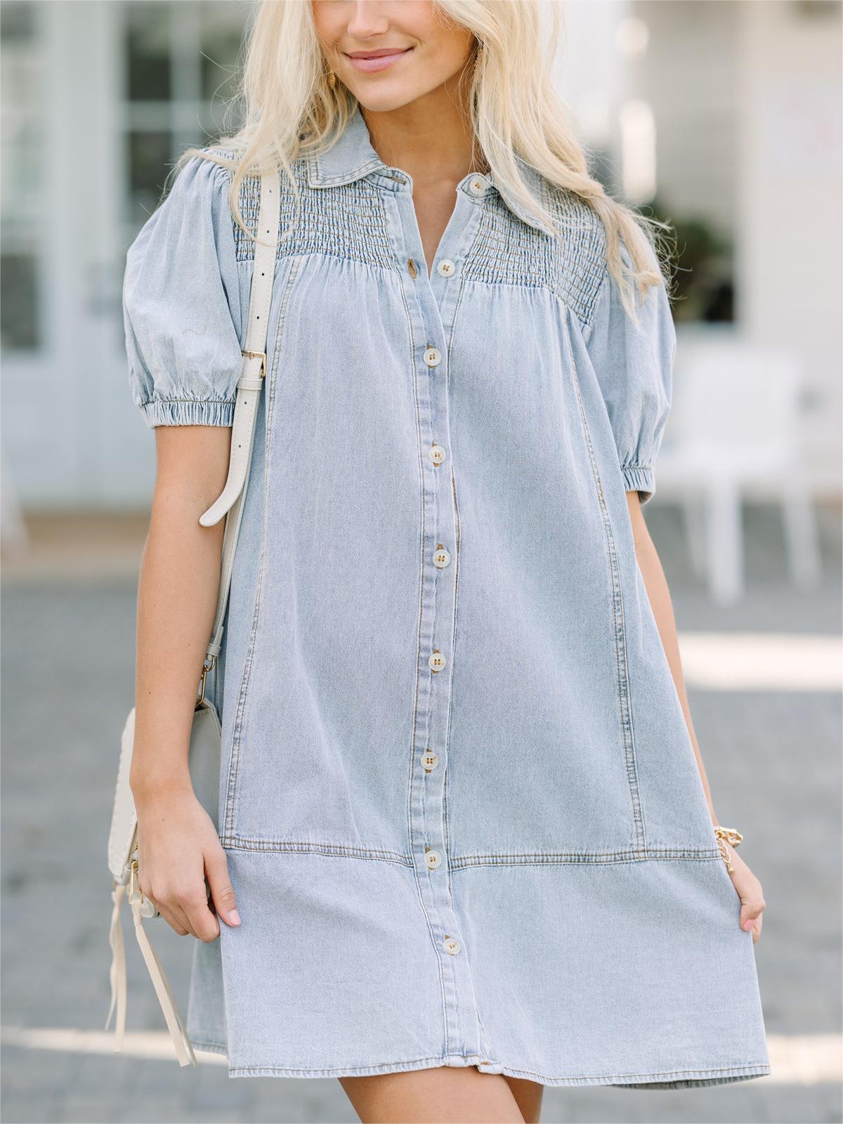 Robe salopette en jean pour femme (2 achetés, livraison gratuite)