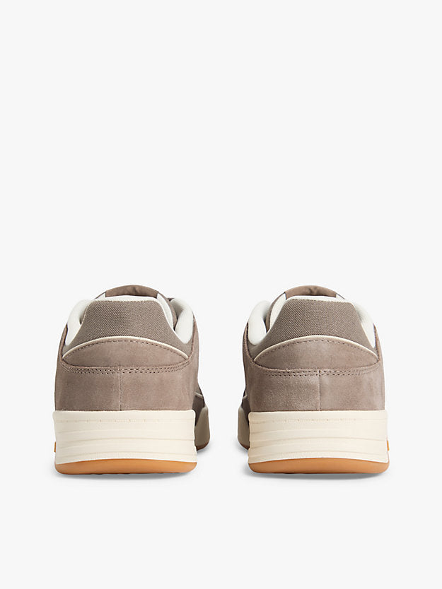 Canvas Leather Cupsole Trainers