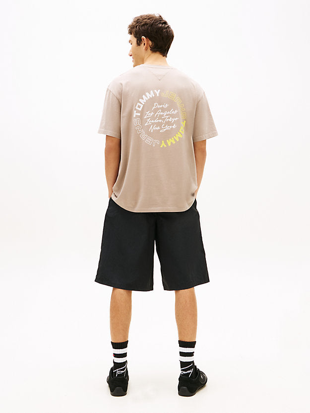 Circular Back Logo Relaxed T-Shirt