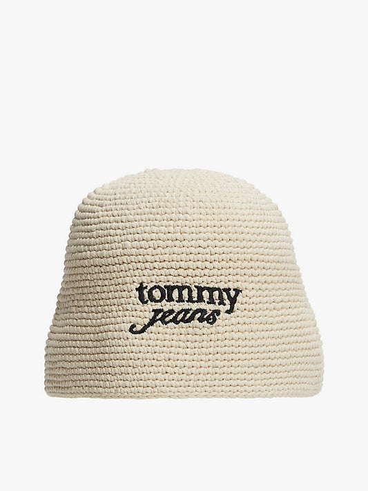 Crochet Logo Embroidery Bucket Hat