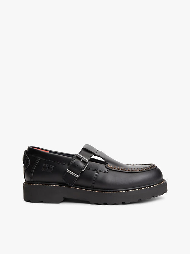 Archive Leather Cleat T-Bar Shoes