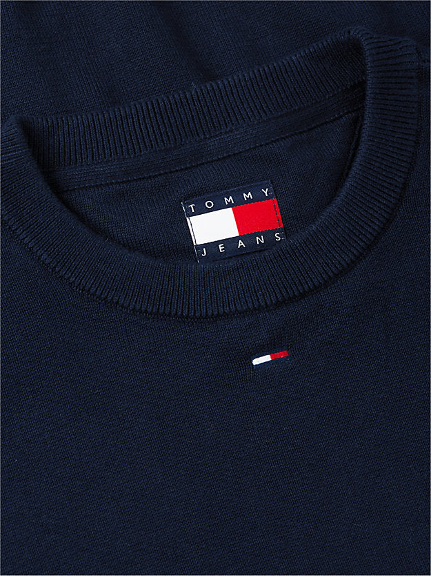 Flag Embroidery Crew Neck Jumper