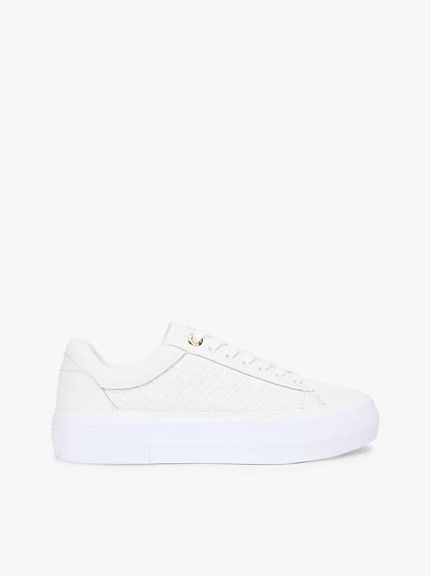 Monogram Quilted Leather Platform Trainers