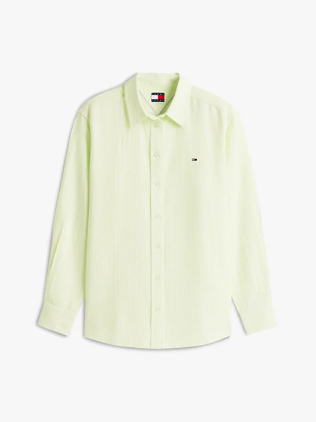Relaxed Fit Linen Blend Shirt