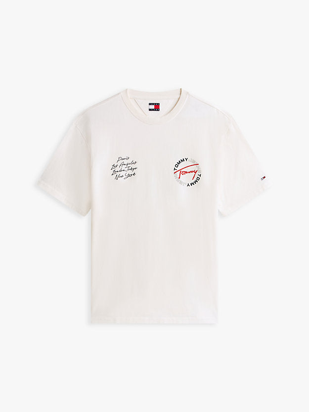 Circular Back Logo Relaxed T-Shirt