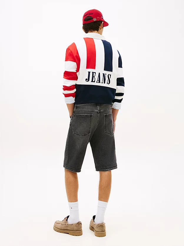 Ronnie Slim Black Denim Shorts