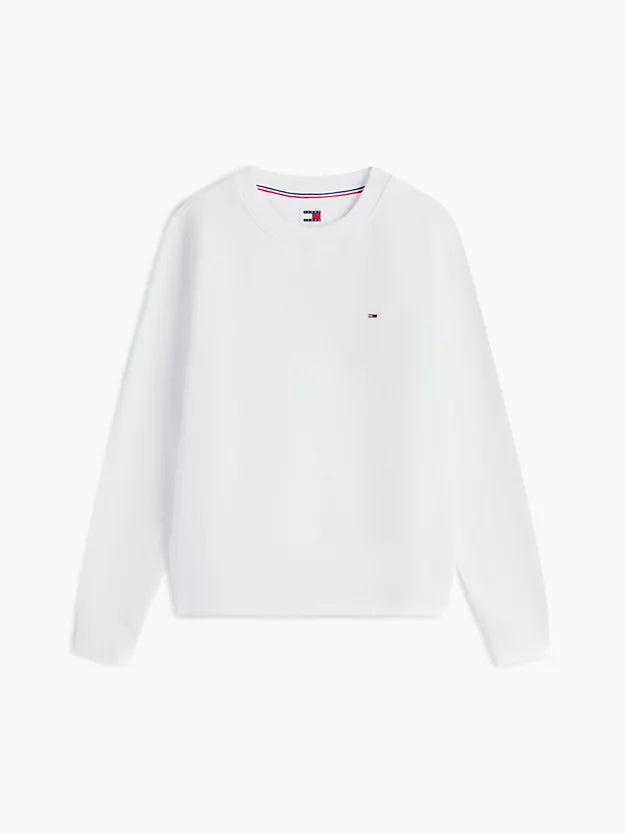 Flag Embroidery Brushed Fleece Sweatshirt