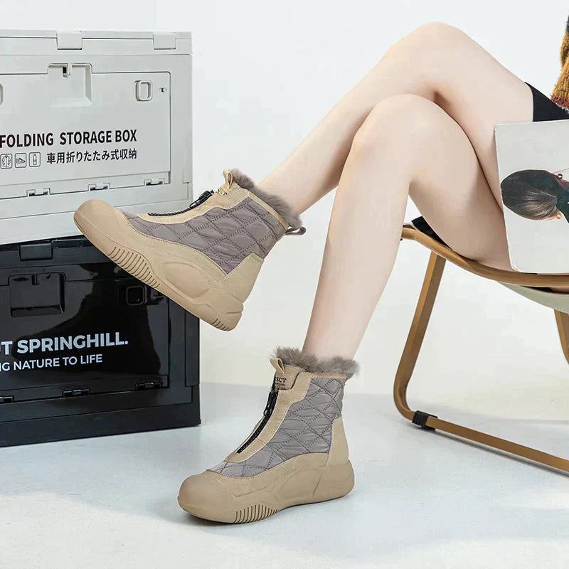 🔥Heißer Verkauf 49% RABATT - Retro wasserdichte warme Schneestiefel